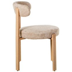 Set 2 sillas marron claro