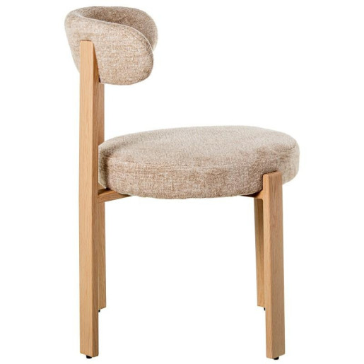 Set 2 sillas marron claro