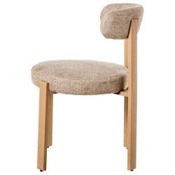 Set 2 sillas marron claro