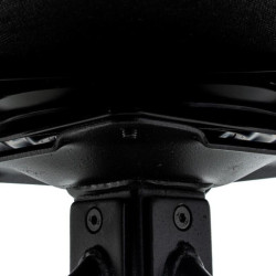 Set 2 sillas giratorias beige y negro