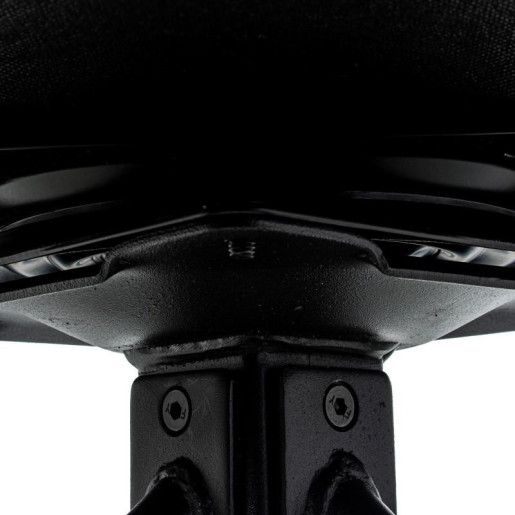 Set 2 sillas giratorias beige y negro