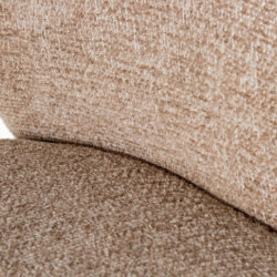 Set 2 sillas giratorias marron claro y negro