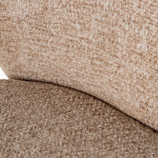 Set 2 sillas giratorias marron claro y negro