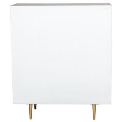 Aparador beige y dorado