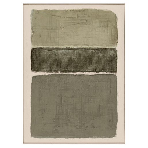 Cuadro lienzo verde y negro y gris