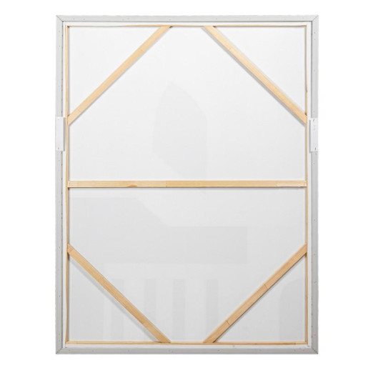 Cuadro lienzo verde y negro y gris