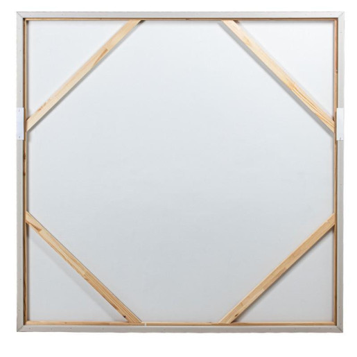 Cuadro lienzo blanco, negro y gris