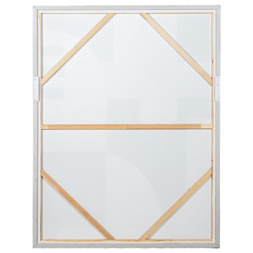 Cuadro lienzo beige y gris