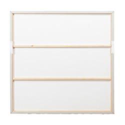 Cuadro lienzo beige y negro