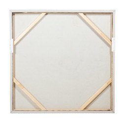 Cuadro lienzo beige, negro y marron