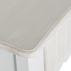 Mesa entrada blanco y crema