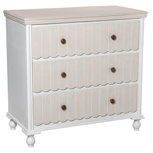 Comoda blanco y crema