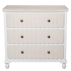 Comoda blanco y crema