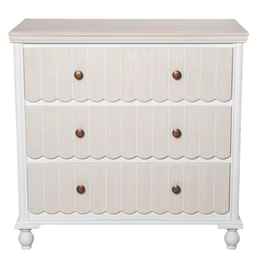 Comoda blanco y crema