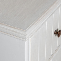 Comoda blanco y crema