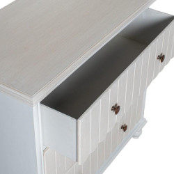 Comoda blanco y crema