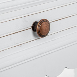 Mesa entrada blanco decape