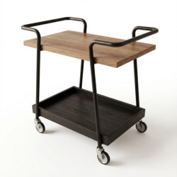 Camarera natural y negro