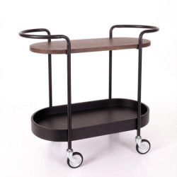 Camarera natural y negro