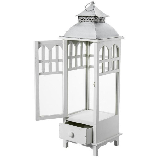 Set 3 faroles blanco