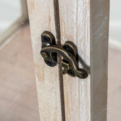 Set 3 faroles natural y gris