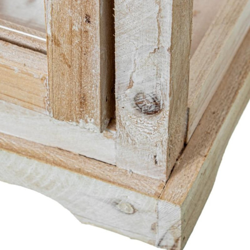 Set 3 faroles natural y gris