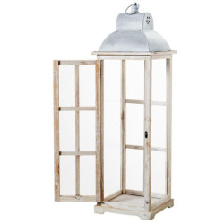 Set 3 faroles natural y gris