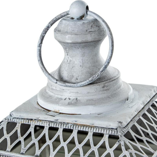 Set 3 faroles blanco y gris