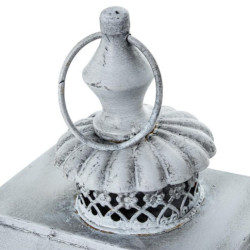 Set 3 faroles blanco y gris