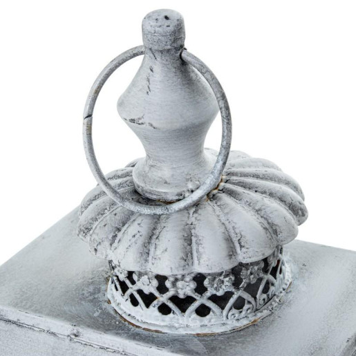 Set 3 faroles blanco y gris