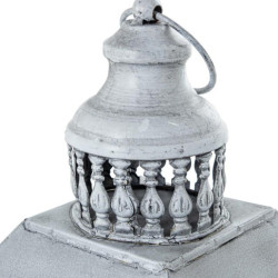 Set 3 faroles blanco y gris