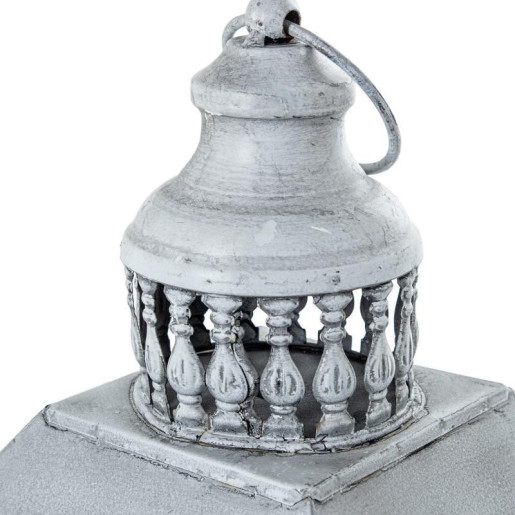 Set 3 faroles blanco y gris