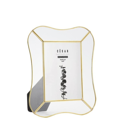 Portafotos dorado