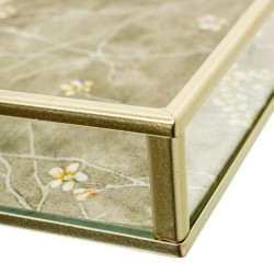 Set 2 bandejas dorado