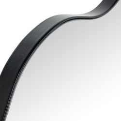 Espejo pared negro