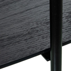 Mesa auxiliar natural y negro