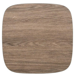 Mesa auxiliar natural y negro