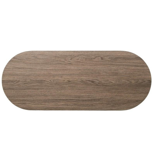 Mesa de centro natural y negro