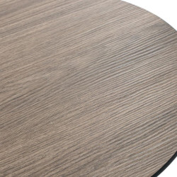 Mesa de centro natural y negro