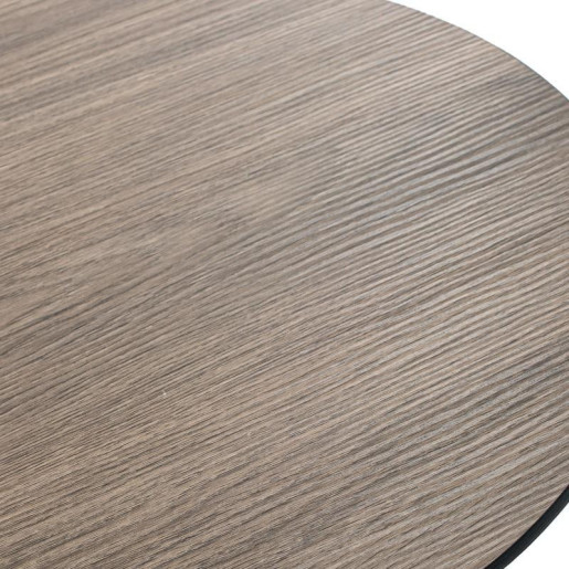 Mesa de centro natural y negro