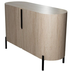 Aparador natural y negro