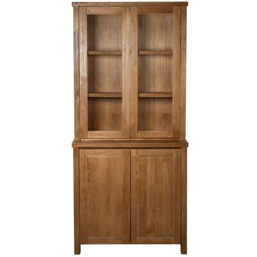 Armario vitrina natural