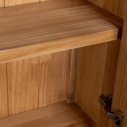 Armario vitrina natural