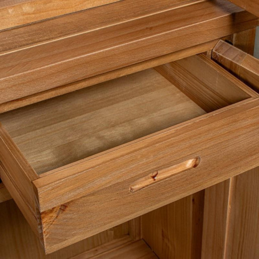 Armario vitrina natural