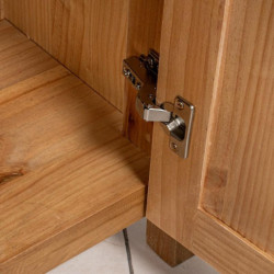 Armario vitrina natural