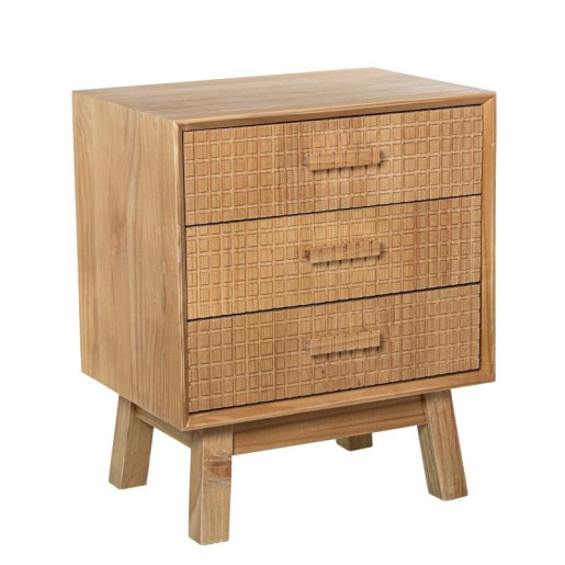 Mesa de noche natural