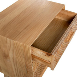 Mesa de noche natural