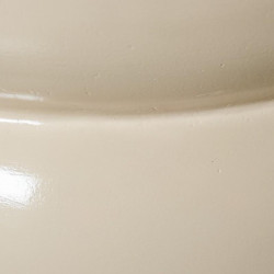 Mesa auxiliar crema brillo