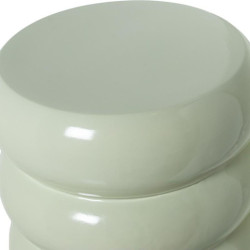 Mesa auxiliar blanco brillo