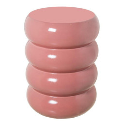 Mesa auxiliar burdeos brillo